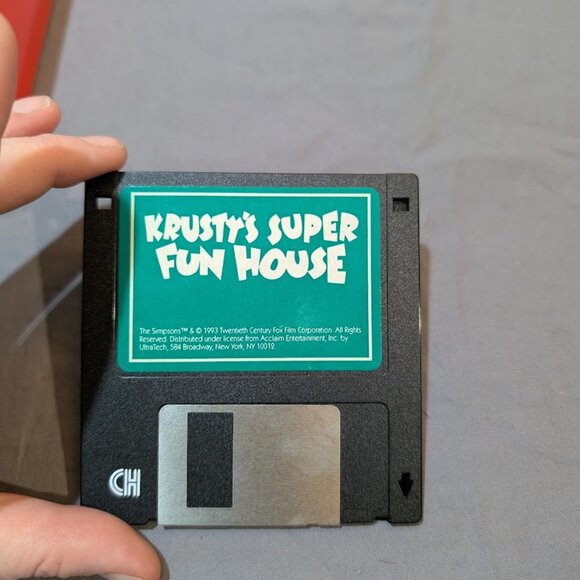 Krusty's Super Fun House IBM Computer Game 1993 - UNTESTED - Picture 10 of 11